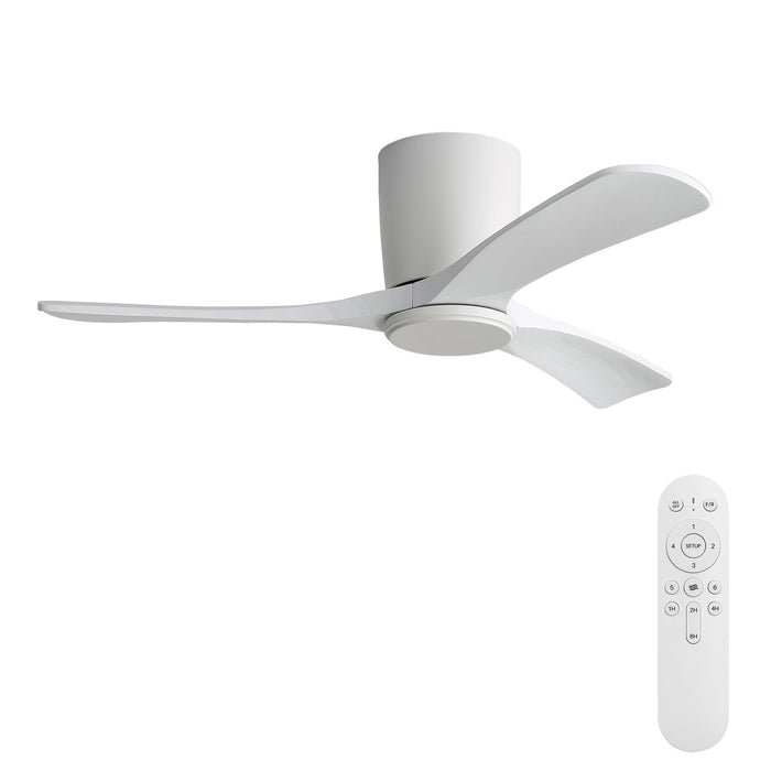42" Flush Mount Ceiling Fan With 3 Blades, DC Reversible Motor Daily Nest