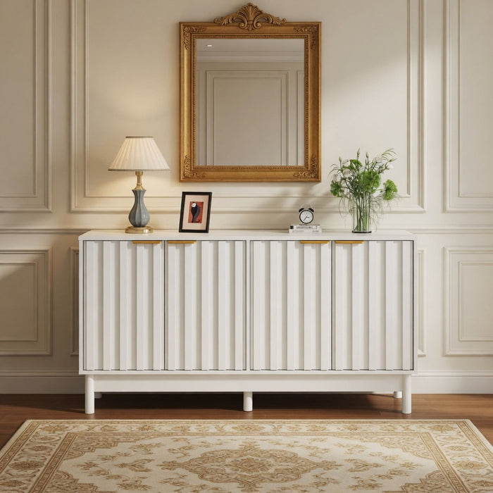 Buffet Cabinet With Adjustable Shelves Home Essentials