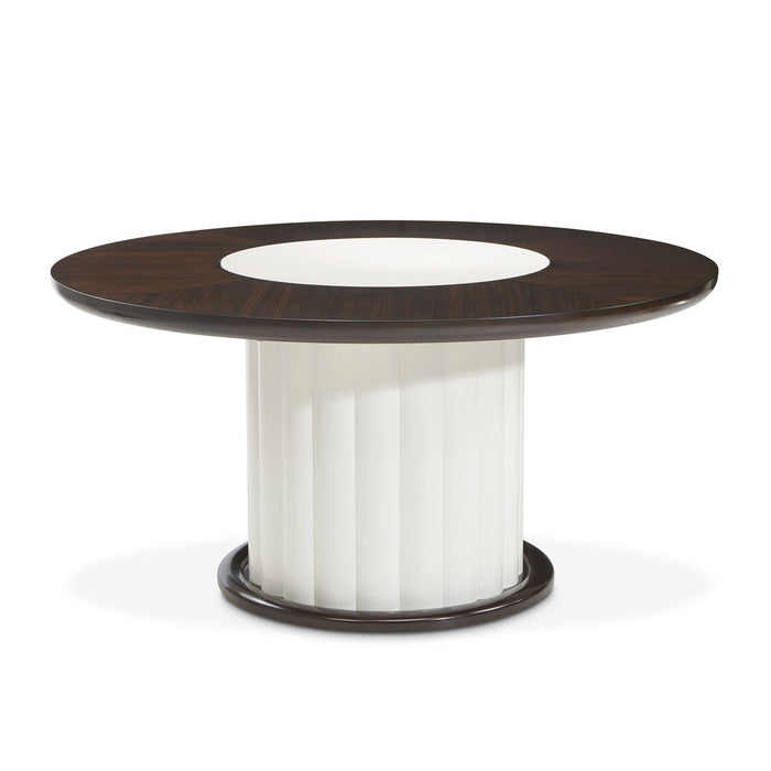 Paris Chic - 60" Round Dining Table - Espresso