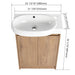 Freestanding Bathroom Vanity & Sink, Soft Close Doors Home Essentials