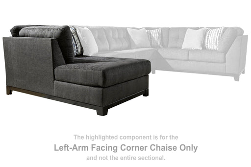 Reidshire - LAF Corner Chaise - Steel Ashley®