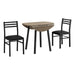3 Pieces Dining Table Set, Small, Drop Leaf, Contemporary & Modern 8th Street