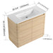 Freestanding Bathroom Vanity With Sink & 2 Soft Close Doors Home Essentials