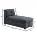 Reversible Storage Chaise - Dark Gray Home Essentials
