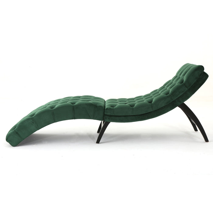Chaise Lounge - Emerald - PU