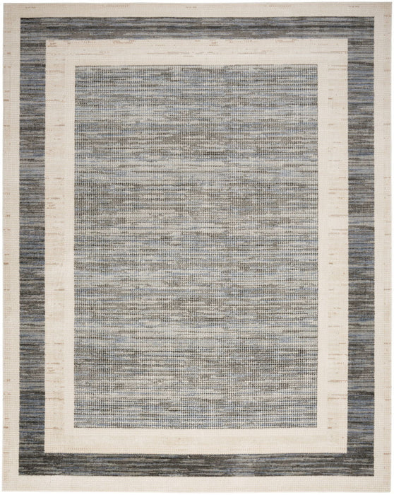 5.3' x 7.3' Geometric Area Rug - Gray