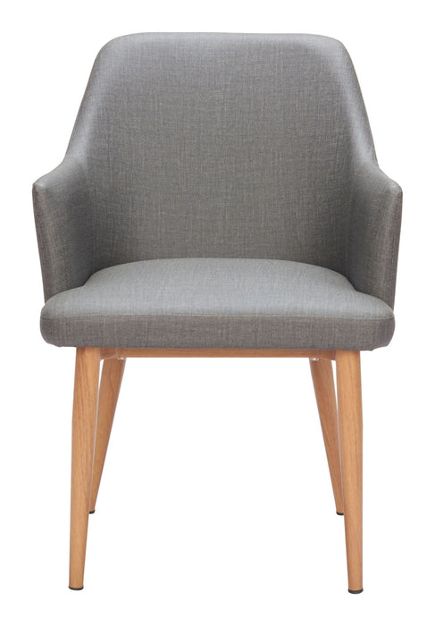 Wisom - Dining Chair (Set of 2) - Gray Zuo Modern