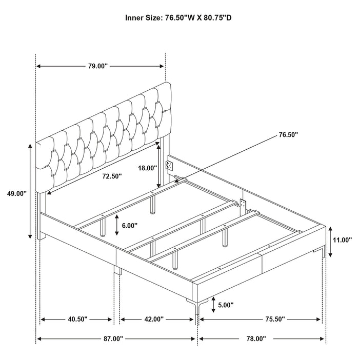 James - Panel Bed Furniture Max