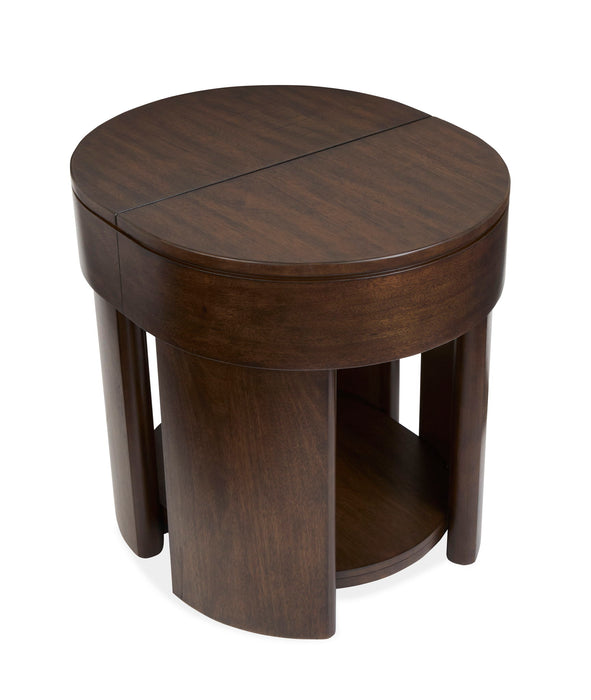 Holloway - Oval End Table - Toasted Almond Magnussen Furniture