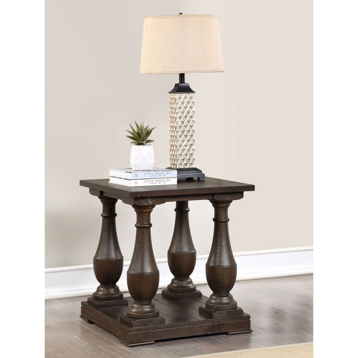 Byer - Rectangular Side End Table Coffee - Coffee Furniture Max