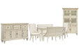 Newport - 7 Piece Extendable Rectangular Dining Table Set Magnussen Furniture