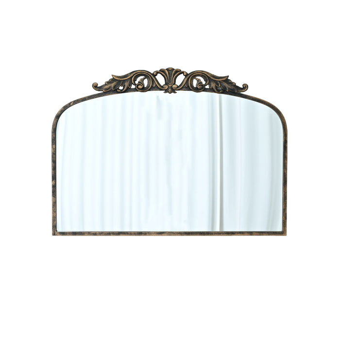 Handmade Arched Mirror, Ornate Baroque For Entryway - Antique Bronze Daily Nest