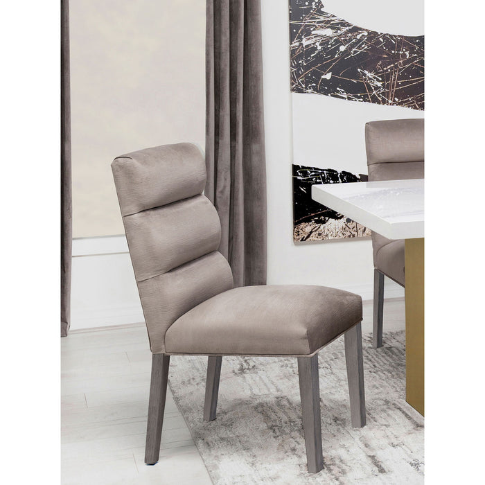 Highmore - Upholstered Dining Side Chair (Set of 2) Furniture Max