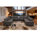 Large Upholstered Seating Modular Sectional Home Essentials