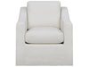 Augustine - Slipcover Swivel Glider - White Universal Furniture