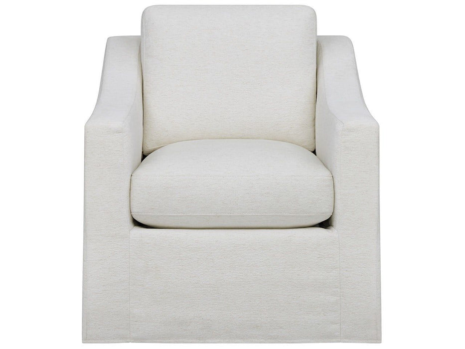 Augustine - Slipcover Swivel Glider - White Universal Furniture