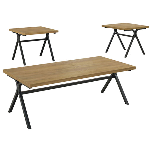 3 Piece Occasional Set, Coffee Table And 2 End Tables - Brown Furniture Max