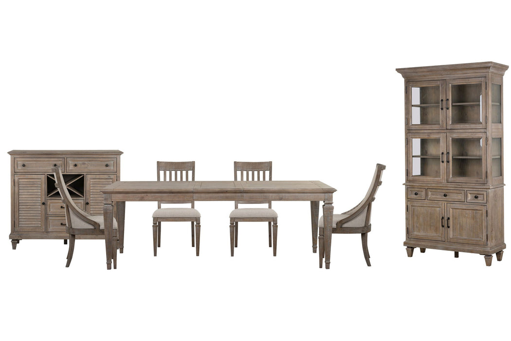 Lancaster - 7 Piece Extendable Rectangular Dining Table Set Magnussen Furniture