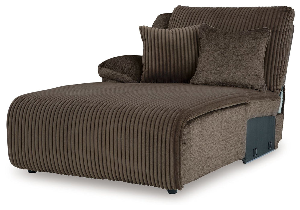 Top Tier - Laf Press Back Chaise - Chocolate