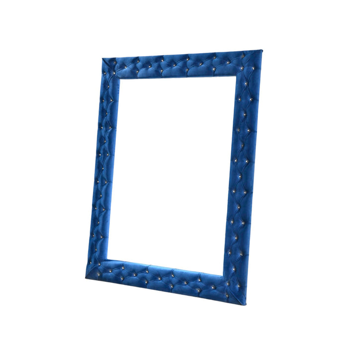 Dante - Velvet Floor Mirror - Blue