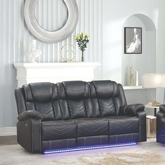 Challenger - LED Power Recliner Sofa Matrix Furniture Group
