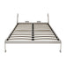Queen Size Vertical Murphy Wall Cabinet Folding Bed With Automatic Legs - Gray Home Essentials