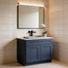 Shaker Base Cabinet With Soft Close Doors And Drawer, Storage Unit With Adjustable Shelf For Bath - Blue Home Essentials
