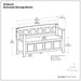 Amherst - Handcrafted Entryway Storage Bench Simpli-Home