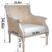 Accent Chair For Living Rooms - Beige Home Essentials