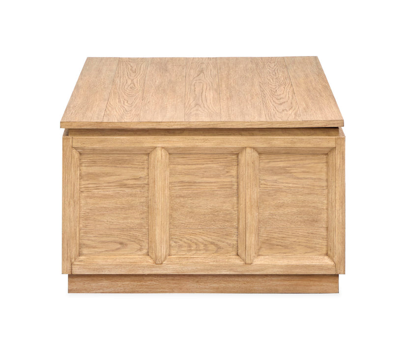 Burnham - Lift Top Storage Cocktail Table With Casters - Sable Dusk Magnussen Furniture