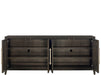 Fenwick - Embossed Credenza - Dark Brown Universal Furniture