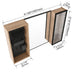 41.6" Wall Mounted Bathroom Cabinet With Adjustable Shelves Storage Cabinet - Imitative Oak Home Essentials