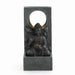 Zen - Outdoor Buddha Waterfall Fountain - Black Patioseek
