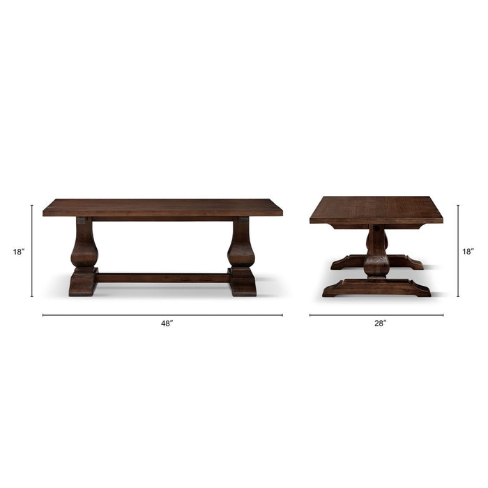 Kingsley - Coffee Table - Brown Jennifer Taylor Home