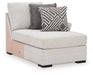Koralynn - Raf Corner Chaise - Stone Benchcraft®