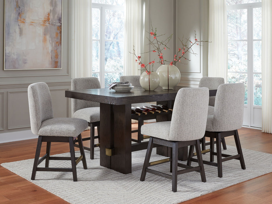Burkhaus - Rectangular Counter Table Set Signature Design by Ashley®
