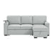 Tracey - Sofabed With Pullout - Silver Global Furniture USA