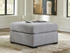 Lakepoint - Oversized Accent Ottoman - Nickel Benchcraft®