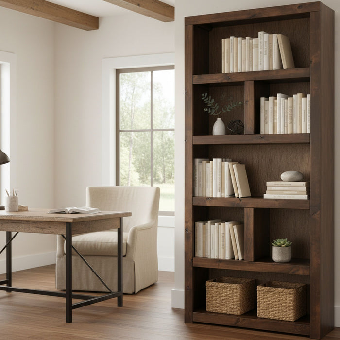 Closed Back High Bookcase Home Essentials