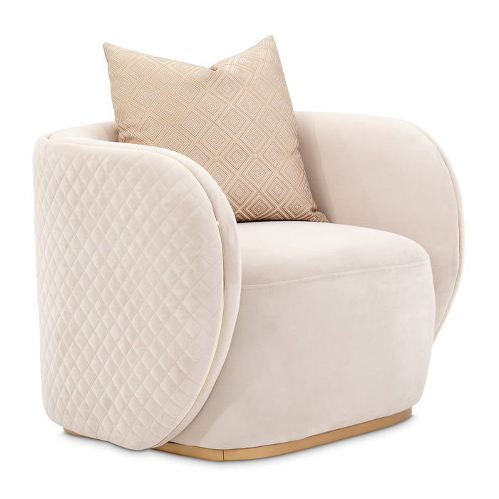 Ariana - Accent Chair - Beige/Gold