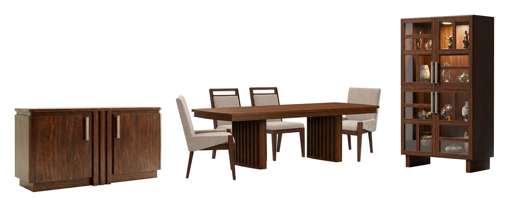 Reena - Extendable Trestle Dining Table Set Magnussen Furniture