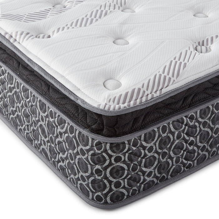 Constance - 11" Pillow Top Hybrid Mattress With Memory Foam And Open Coils Furniture Max