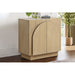 Modern Sideboard Buffet With Arched Cabinet Doors Home Essentials