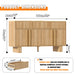Sideboard Buffet Cabinet With 3 Drawers And 4 Doors For Dining Room Home Essentials