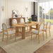 Oval Dining Table Set For 6 With 6 Upholstered Chairs Hearth and Haven