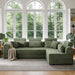 Modern L-Shape Modular Sectional Sofa, Compressed Design Home Essentials
