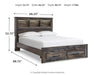 Drystan - Panel Bookcase Bed Signature Design by Ashley®
