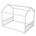 Montessori Style Floor House Shaped Bed With Safety Guardrails Hearth and Haven