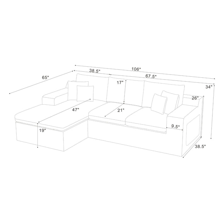 Compressed Sectional Home Essentials