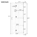 Storage Cabinet With 1 Door And Adjustable Shelf, Rectangle Shape - White Hearth and Haven